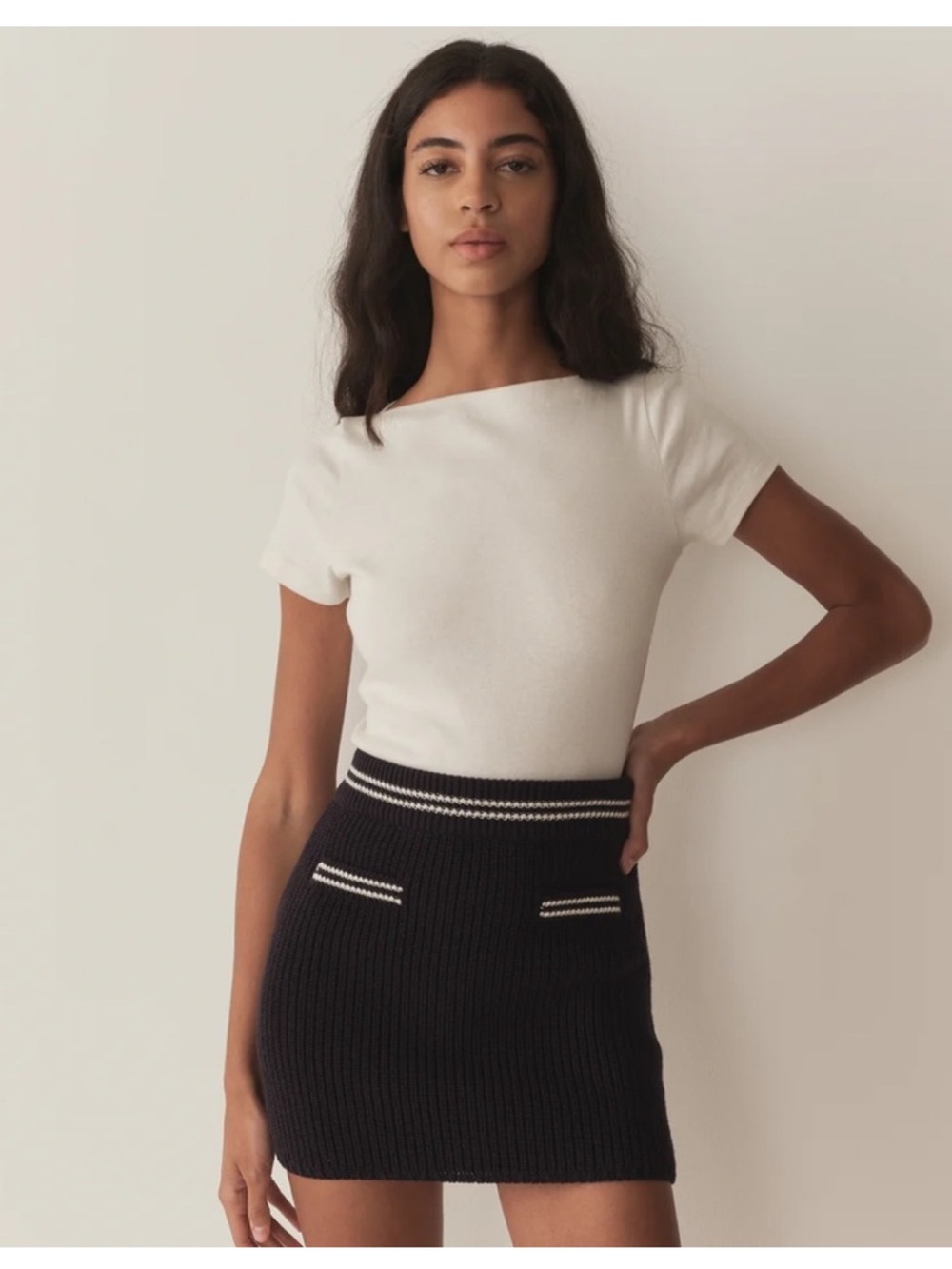 🆕 DOEN Seymour skirt deep navy small